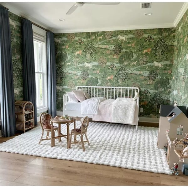 Bílý pratelný koberec 150x230 cm Bubble White – Mila Home-image-1