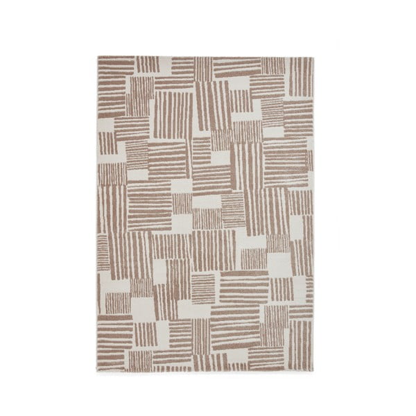 Světle hnědý koberec 80x150 cm Blocks – Catherine Lansfield