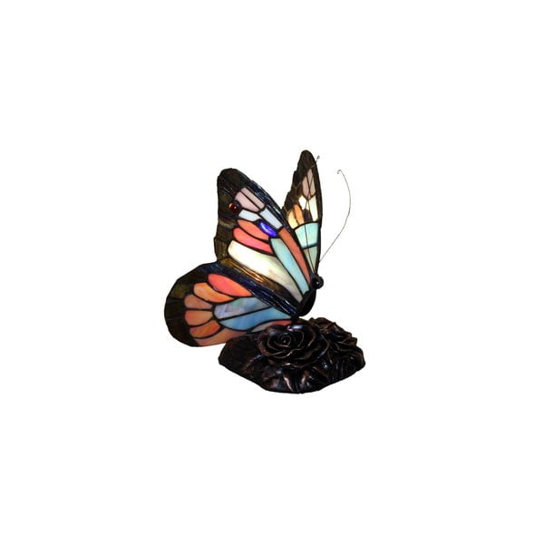 Tiffany Lampa Glass Butterflies Patina