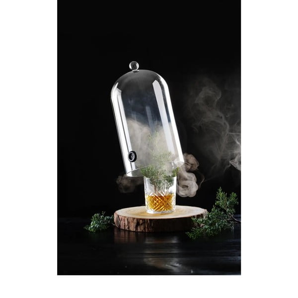 Skleněný koktejlový poklop s průduchem Hendi-image-1