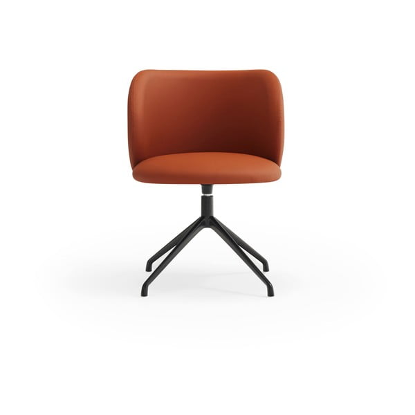 Oranžové čalouněné jídelní křeslo Mogi – Teulat-image-1