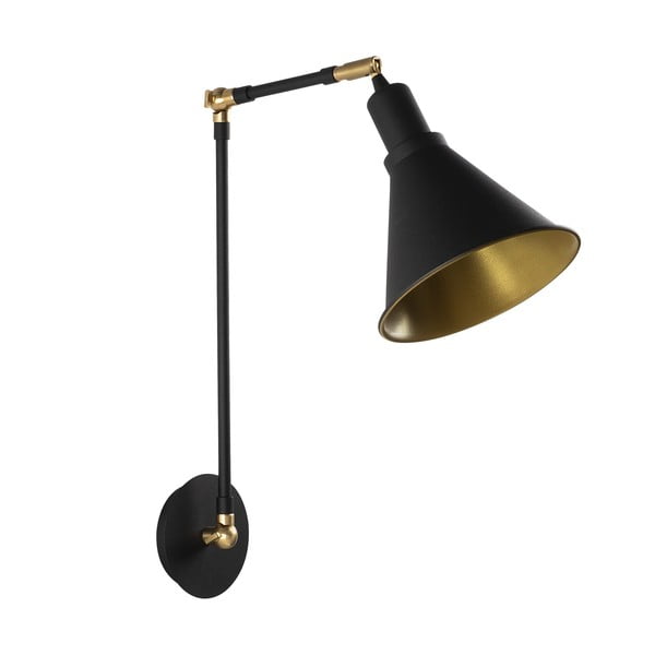 Černé nástěnné svítidlo Berceste – Opviq lights