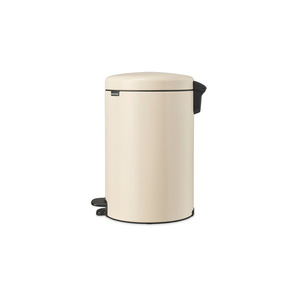Béžový nášlapný ocelový odpadkový koš 20 l NewIcon – Brabantia-image-4