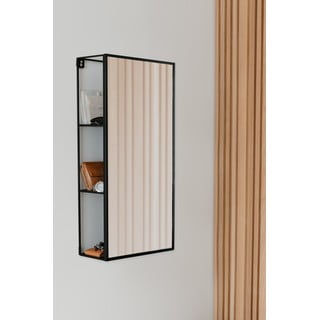 Nástěnné zrcadlo s poličkou  30x62 cm Cubiko – Umbra