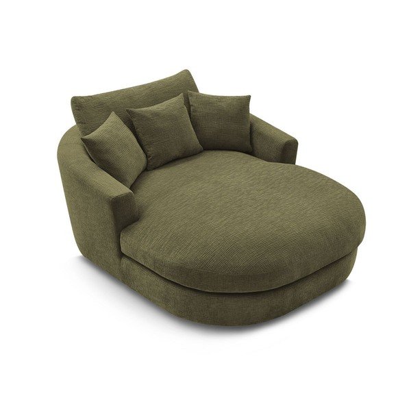 Zelené žinylkové křeslo Belem – Bobochic Paris-image-4