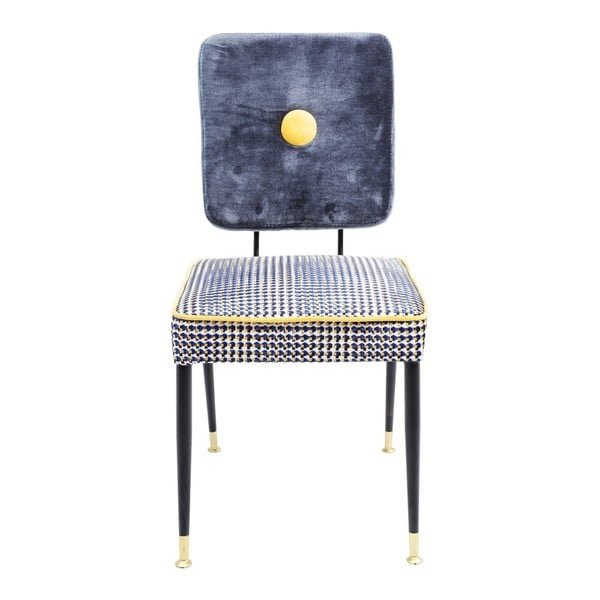 Modrožlutá židle Kare Design Factory