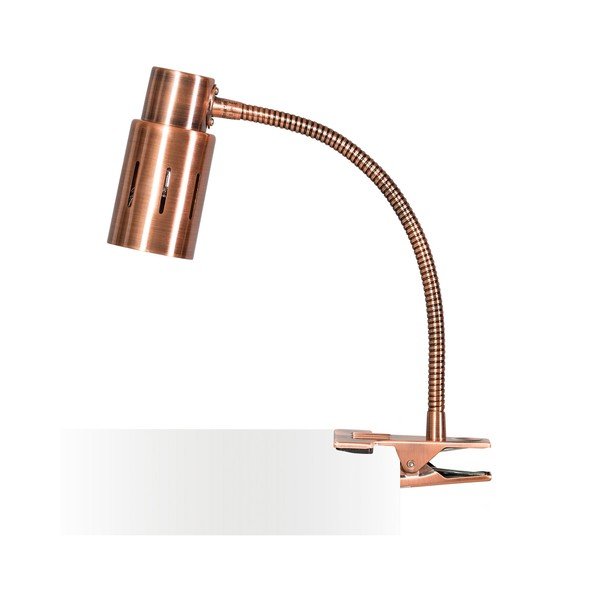 Měděná stolní lampa s klipem ETH Sava
