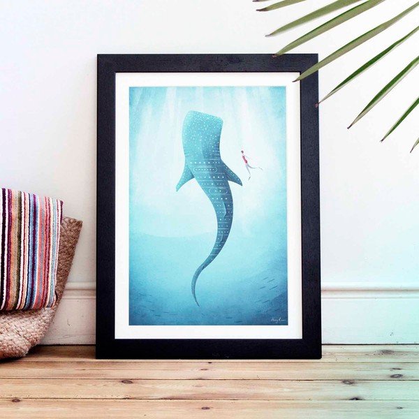Plakát Travelposter Whale Shark, A3-image-1