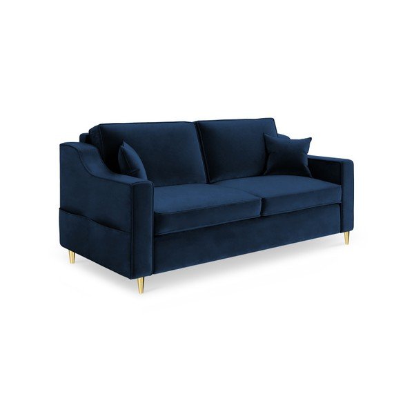 Tmavě modrá dvoumístná pohovka Mazzini Sofas Marigold