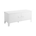 Bílý kovový botník s lavicí Salino – Støraa