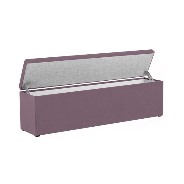 Levandulově fialový otoman Mazzini Sofas Ancona, 200 x 46 cm-image-4