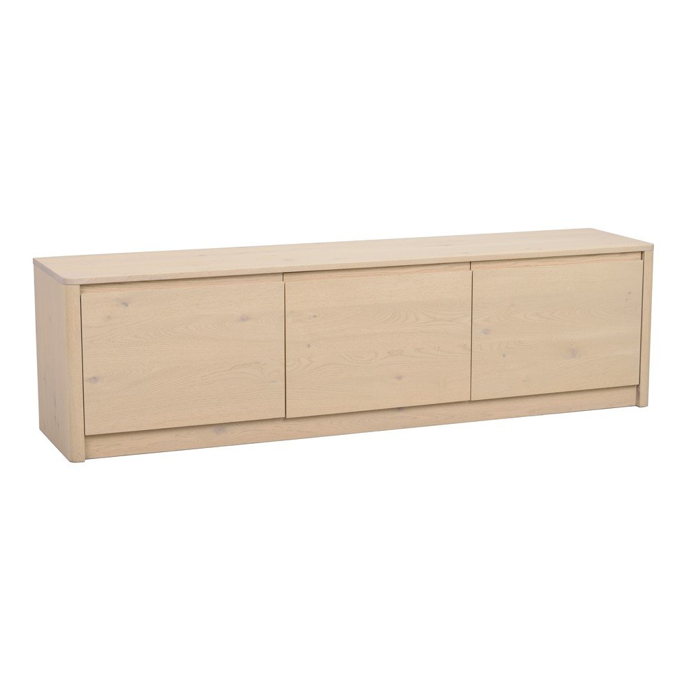 Komoda v dekoru dubu ve světle přírodní barvě 180x50x40 cm Melstone – Rowico