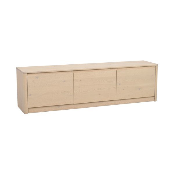 Komoda v dekoru dubu ve světle přírodní barvě 180x50x40 cm Melstone – Rowico