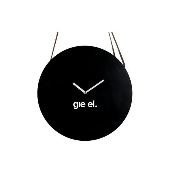 Nástěnné hodiny Clock 40 cm, černé
