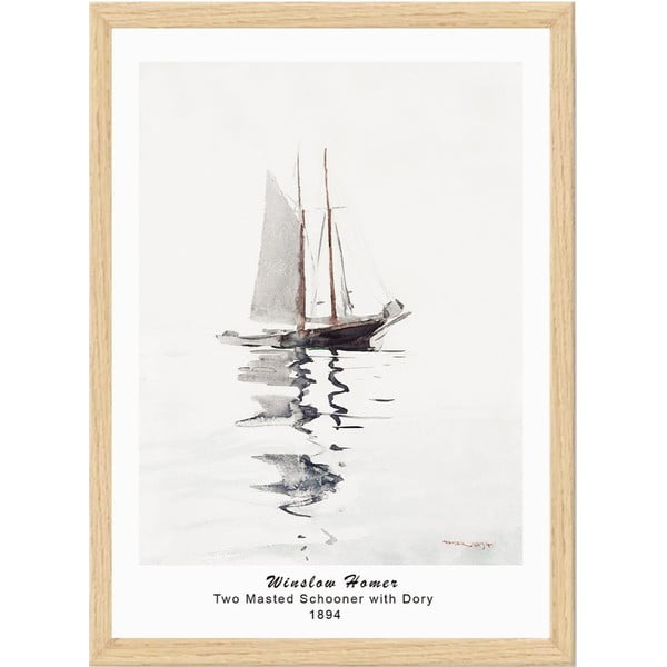 Plakát v rámu 35x45 cm Winslow Homer – Wallity
