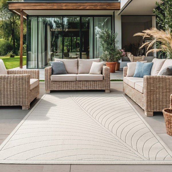 Krémový vnitřní a venkovní koberec 200x290 cm Nova 1204 – Ayyildiz Carpets-image-1