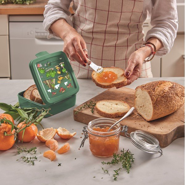 Zelený dětský svačinový box Dinosaur – Snips-image-1