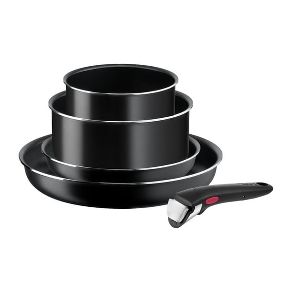 Hliníková sada nádobí 5 ks INGENIO EASY COOK & CLEAN BLACK L1549043 – Tefal