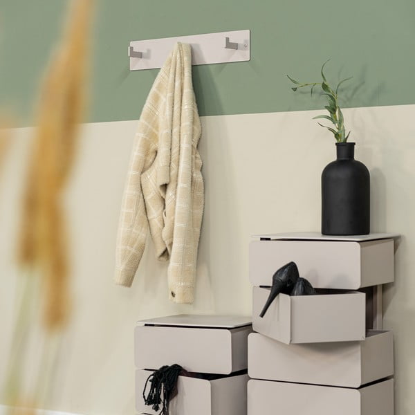 Taupe kovový nástěnný věšák 50 cm Leatherman – Spinder Design-image-1