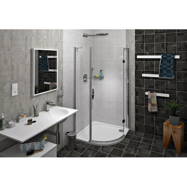 Bílý nástěnný držák na ručníky Patron – Sapho-image-2