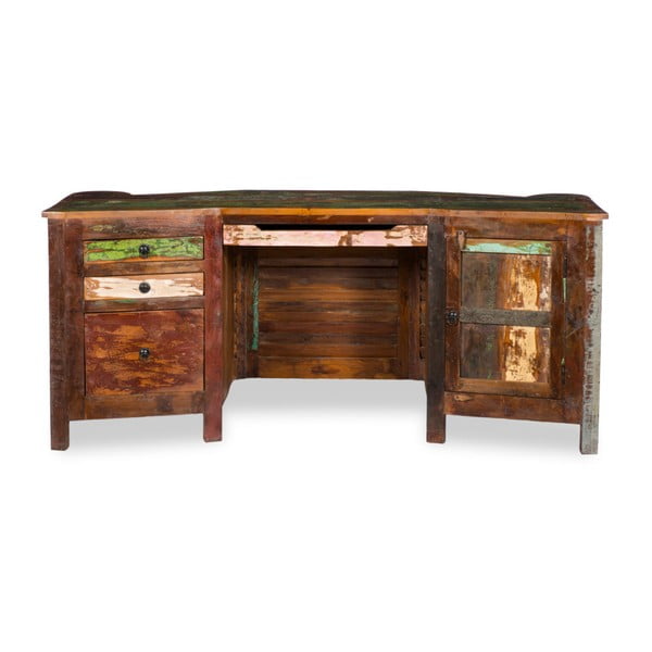 Psací stůl  z recyklovaného dřeva Woodking Colour
