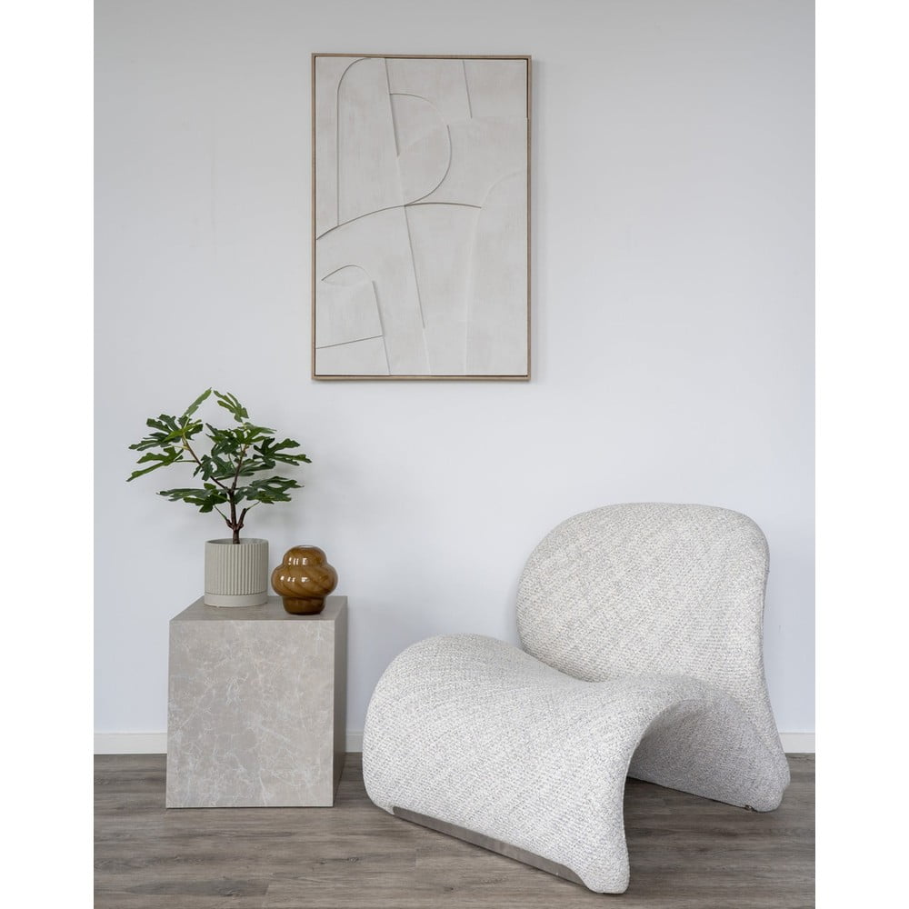 House Nordic Madeline Relief obraz bílá