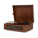Hnědý gramofon Crosley Voyager Croc