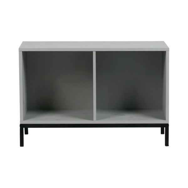 Šedá modulární knihovna z borovicového dřeva 81x41 cm Vt – vtwonen-image-3