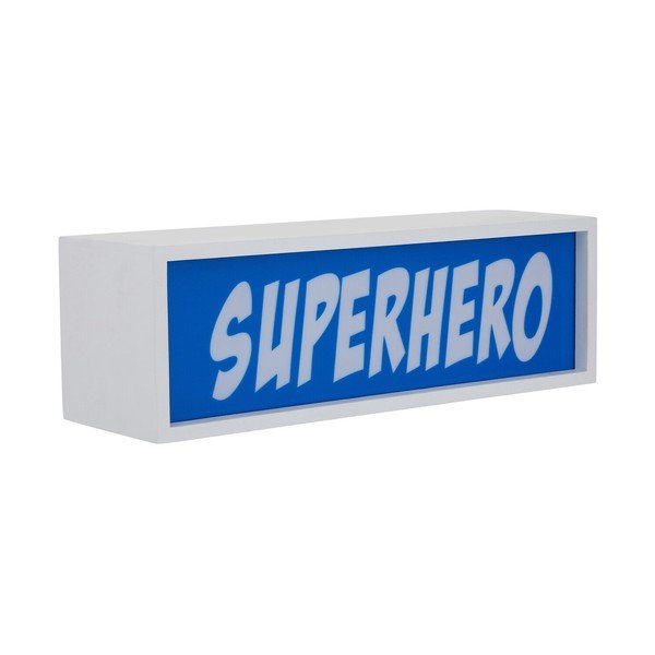 Modrá světelná dekorace na baterky Superhero – Premier Housewares-image-3