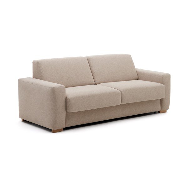Béžová rozkládací pohovka 224 cm Anley – Kave Home-image-1