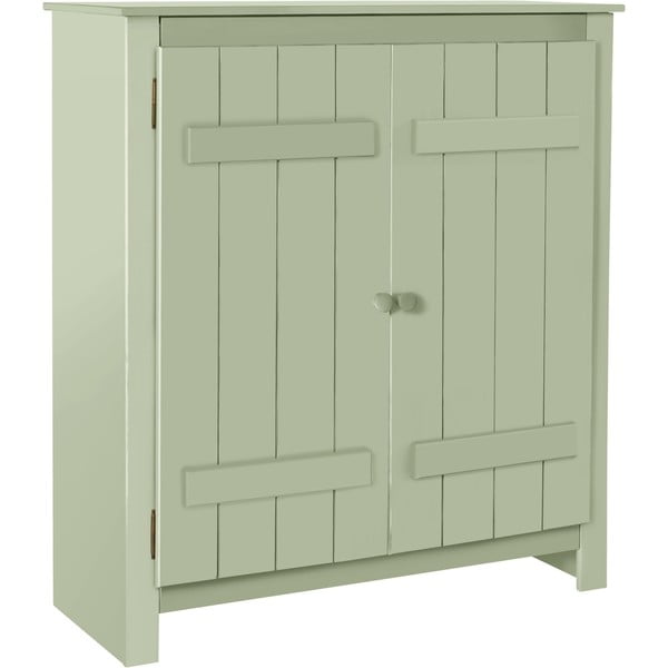 Světle zelená skříňka z borovicového dřeva 100x110 cm Bertram – Støraa-image-2