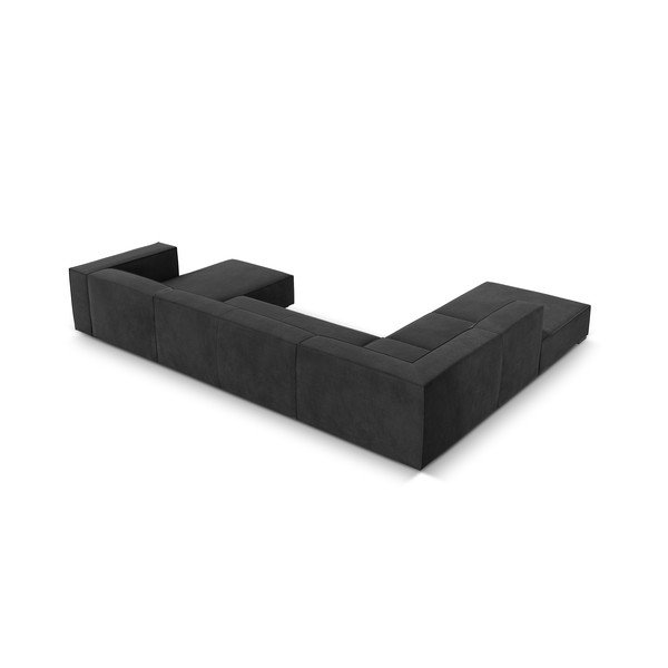 Tmavě šedá rohová pohovka (levý roh) Madame – Windsor & Co Sofas-image-3