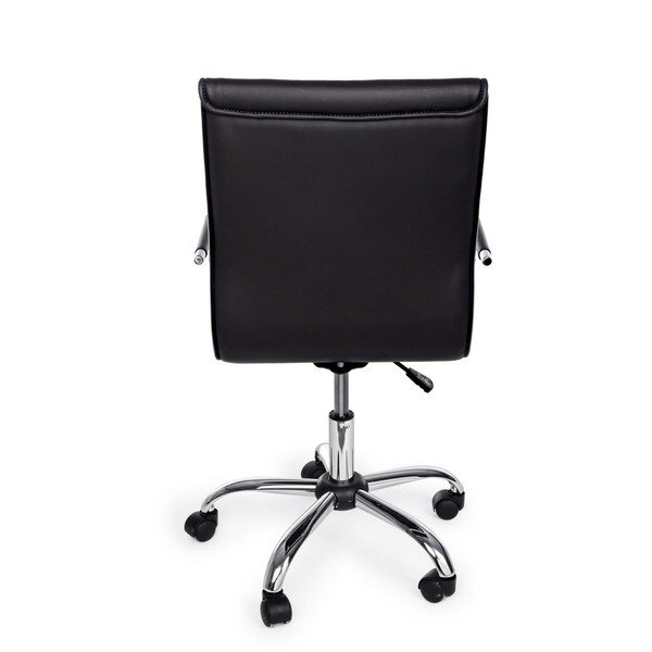 Černá kancelářská židle z imitace kůže Perth – Yes Everyday-image-4