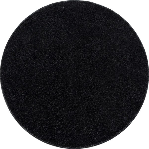 Tmavě šedý kulatý koberec ø 160 cm Ata – Ayyildiz Carpets