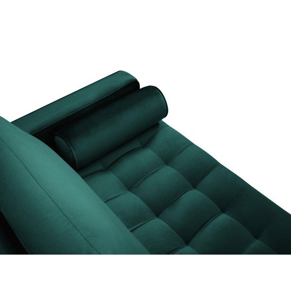 Petrolejově zelená sametová pohovka Milo Casa Santo, 174 cm-image-4