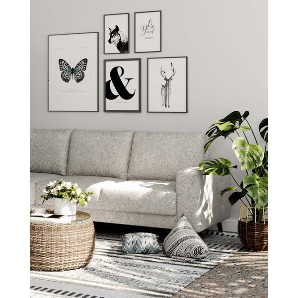 Krémová rohová pohovka (variabilní) Fynn – Ghado-image-1