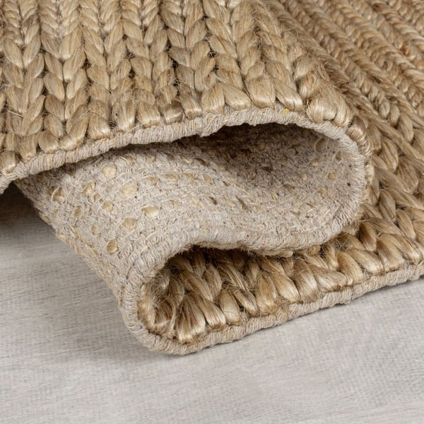 Ručně tkaný kenafový koberec v přírodní barvě 120x170 cm Drew Border – Flair Rugs-image-2