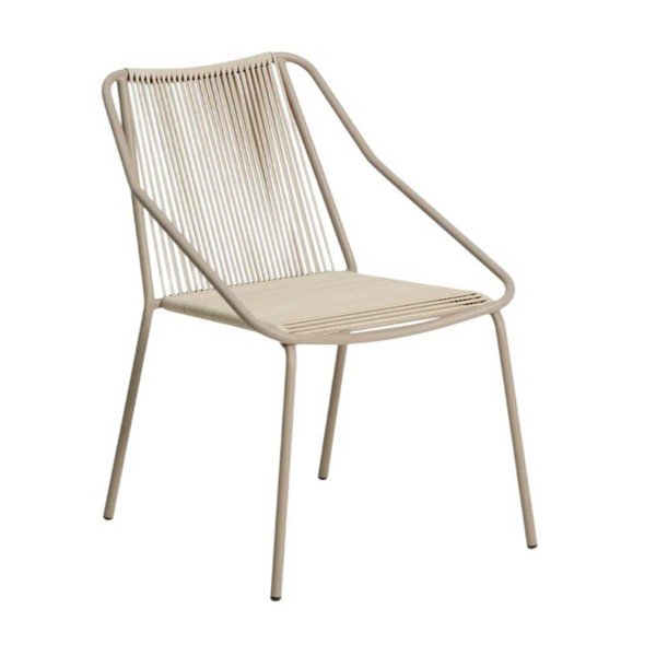 Krémová/taupe zahradní židle Zivia – Kave Home