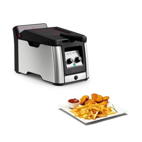 Fritéza v černo-matně stříbrné barvě Clear Duo FR600D10 – Tefal-image-2