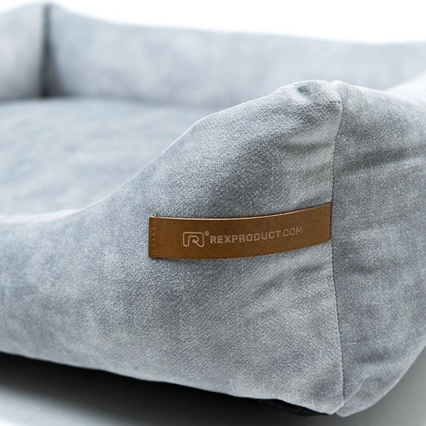 Světle šedý pelíšek pro psa 85x105 cm SoftBED Eco XL – Rexproduct-image-2