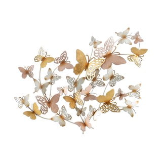 Kovová nástěnná dekorace 132x95.5 cm Butterflies - Mauro Ferretti