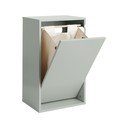 Šedomodrý nástěnný koš na prádlo Laundry Box – ReCollector
