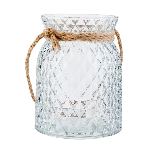 Bílá lucerna Tealight Clayre & Eef Countryside