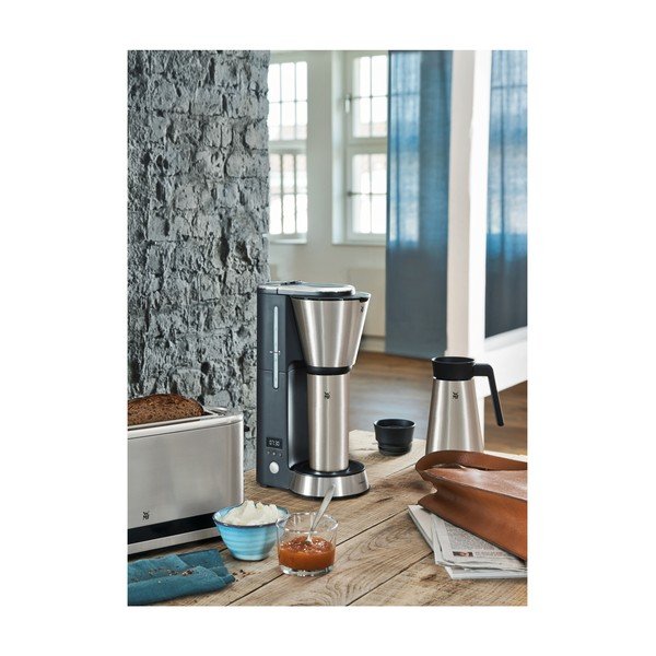 Nerezový kávovar na filtrovanou kávu ve stříbrné barvě WMF Aroma KITCHENMINI-image-2
