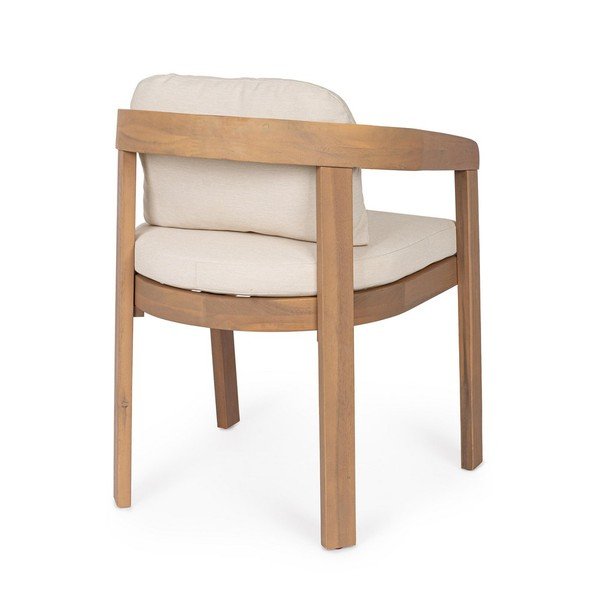 Dřevěná zahradní židle v přírodní barvě Pablo – Bizzotto-image-4