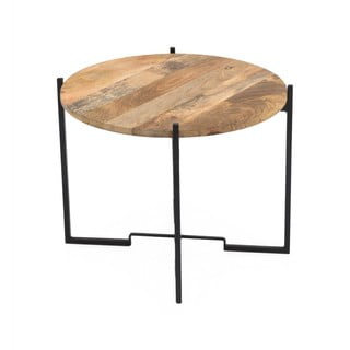 Konferenční stolek s železnou konstrukcí WOOX LIVING Fera, ⌀ 63 cm