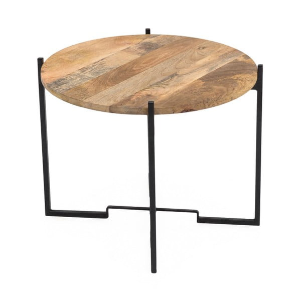Konferenční stolek s železnou konstrukcí WOOX LIVING Fera, ⌀ 63 cm