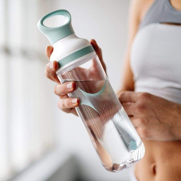 Modro-bílá láhev na vodu Equa Flow Wave, 800 ml-image-1