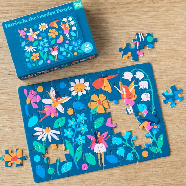 Puzzle (počet dílků 48) Fairies in the Garden – Rex London-image-1