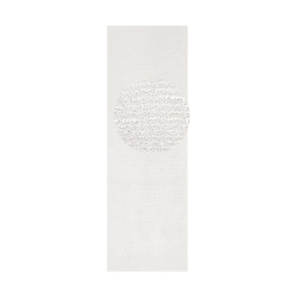 Krémový běhoun Mint Rugs Supersoft, 80 x 250 cm